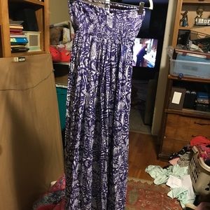 purple sundress